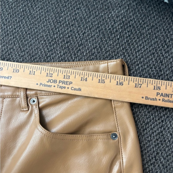 Veronica Beard Camel Leather Pants 31 - Picture 7 of 7